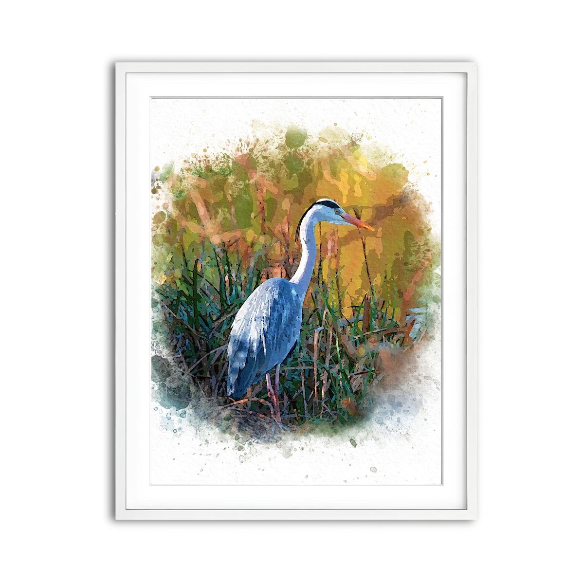 Framed Print 3x4 White