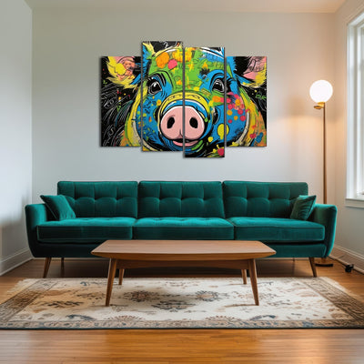 AUTO-MOCKUP ROOM | pig graffiti