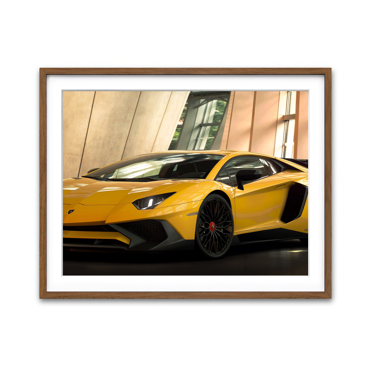 Framed Print 4x3 Walnut