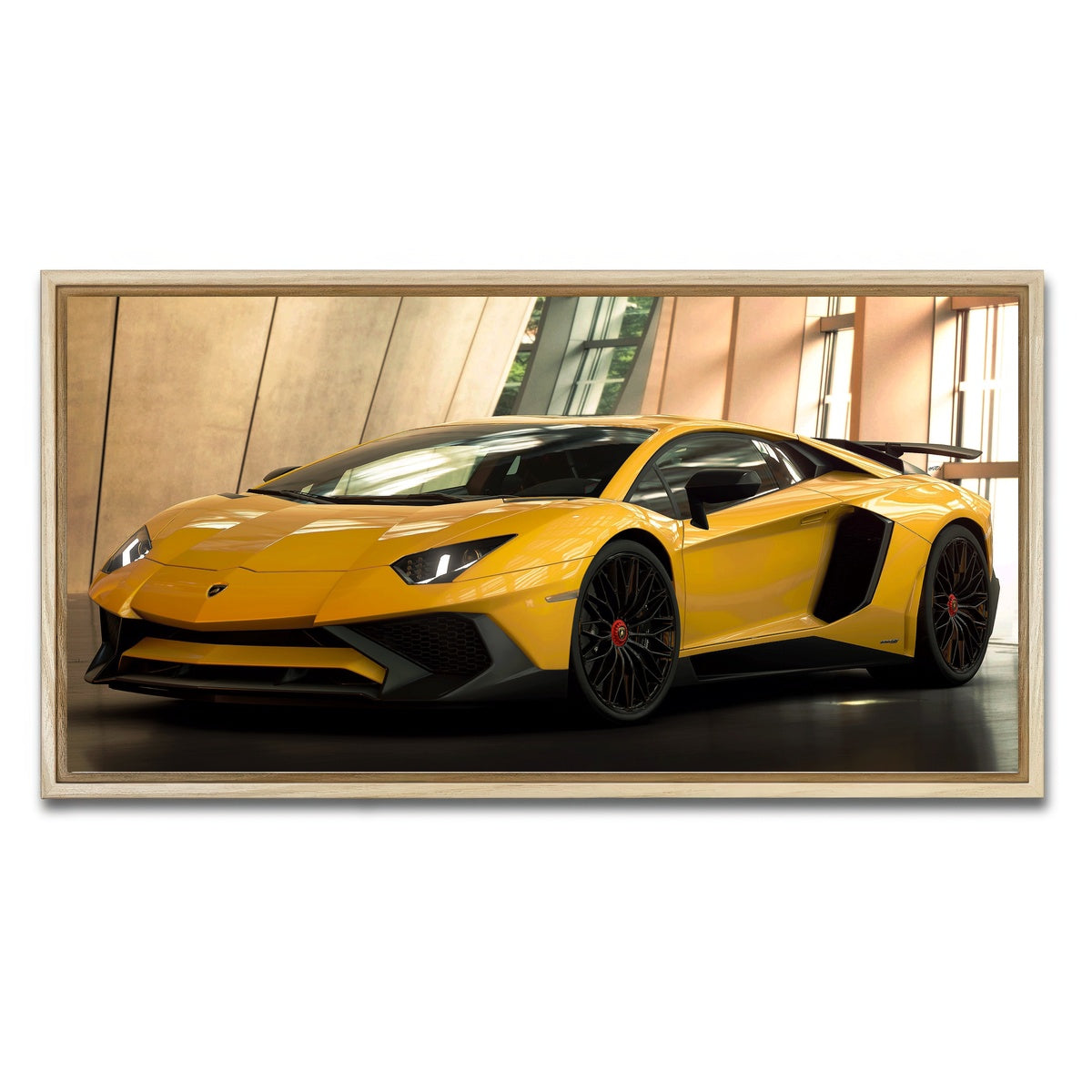 AUTO-MOCKUP WHITE | pikachu-sv | 1 Piece | Natural Framed Canvas | group=2x1