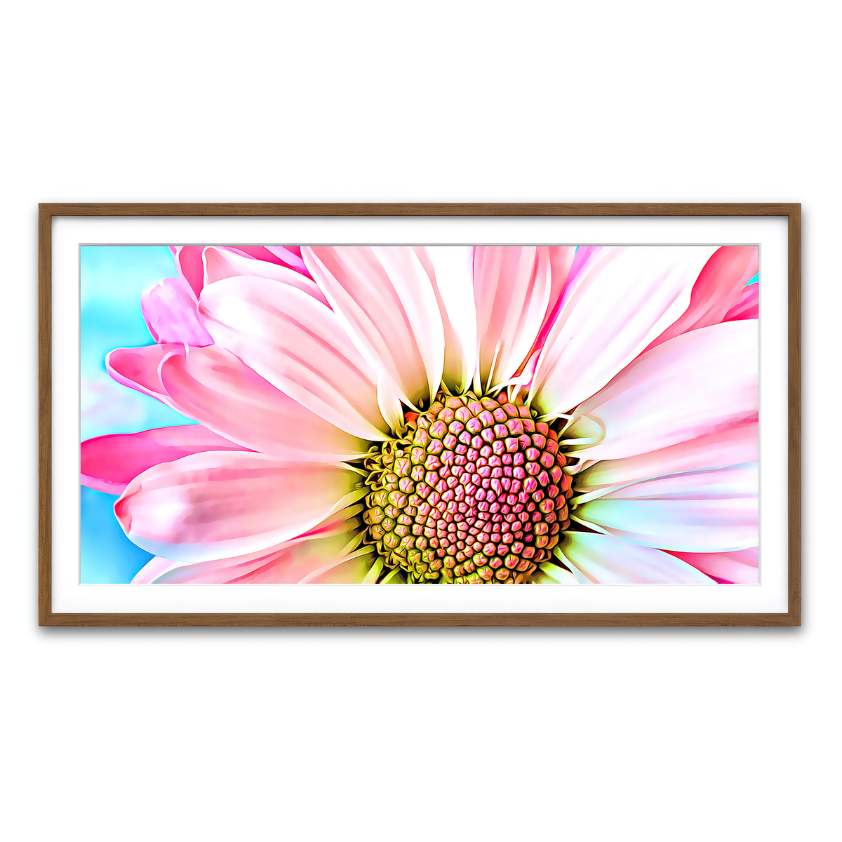 Framed Print 2x1 Walnut