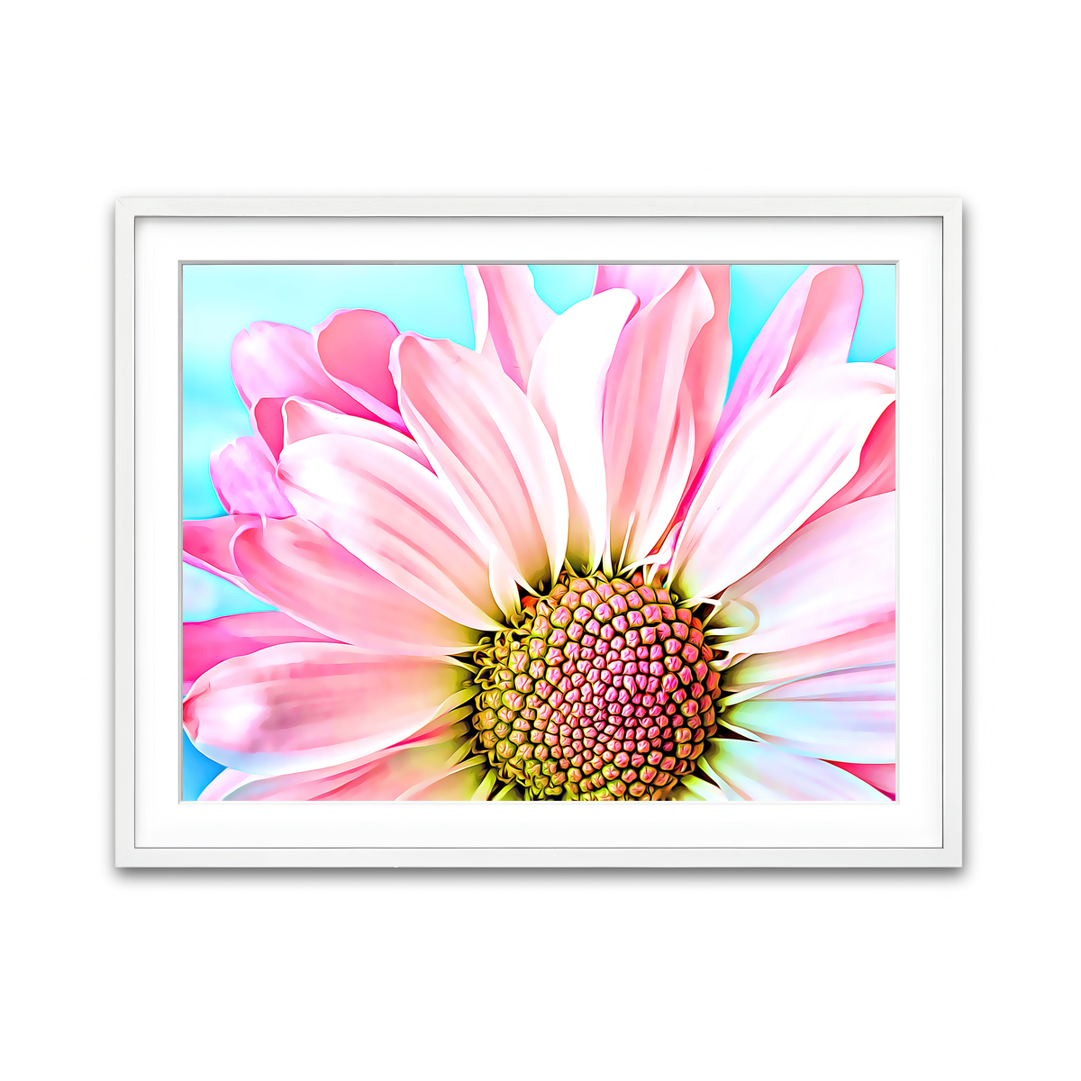 Framed Print 4x3 White