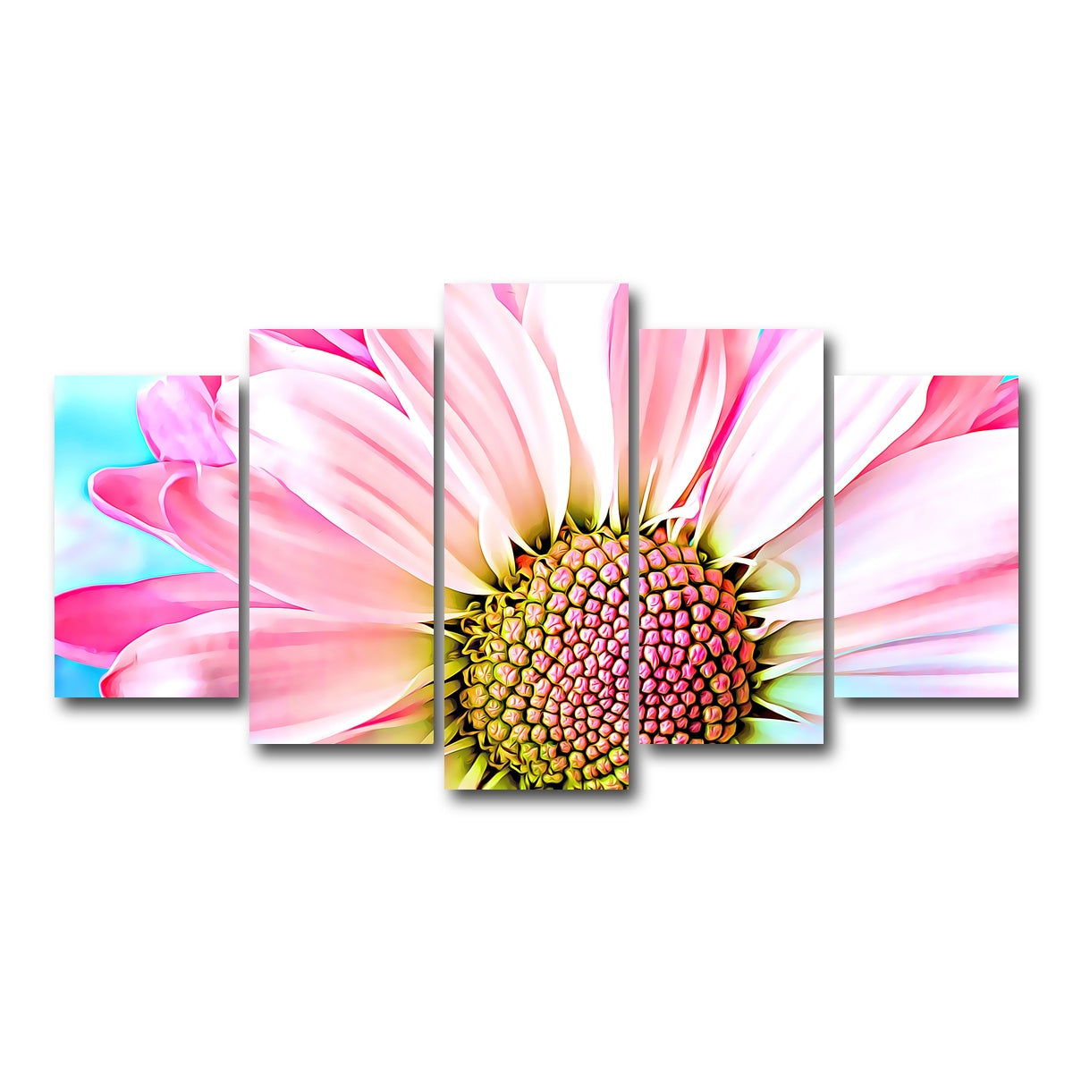 AUTO-MOCKUP WHITE | pink dahlia | 5 Piece | Gallery Wrap Canvas | group=5_normal