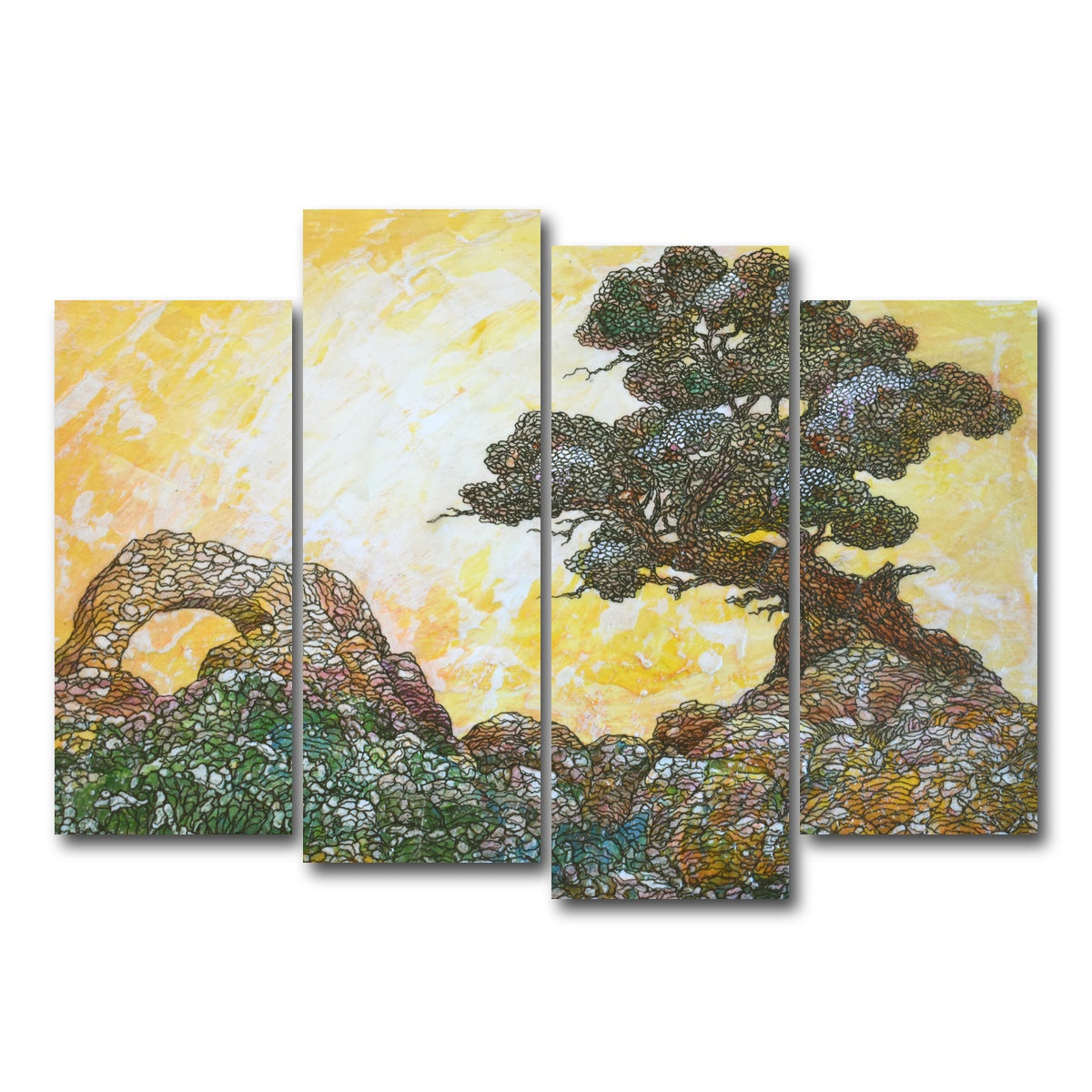 AUTO-MOCKUP WHITE | place of pleasurable existence | 4 Piece | Gallery Wrap Canvas | group=4_normal