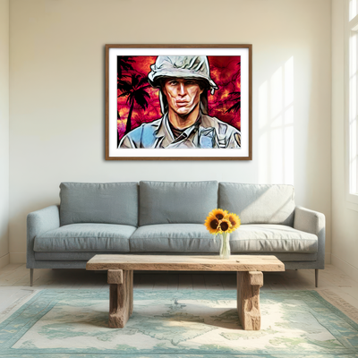 AUTO-MOCKUP ROOM | Platoon Barnes Wall Art