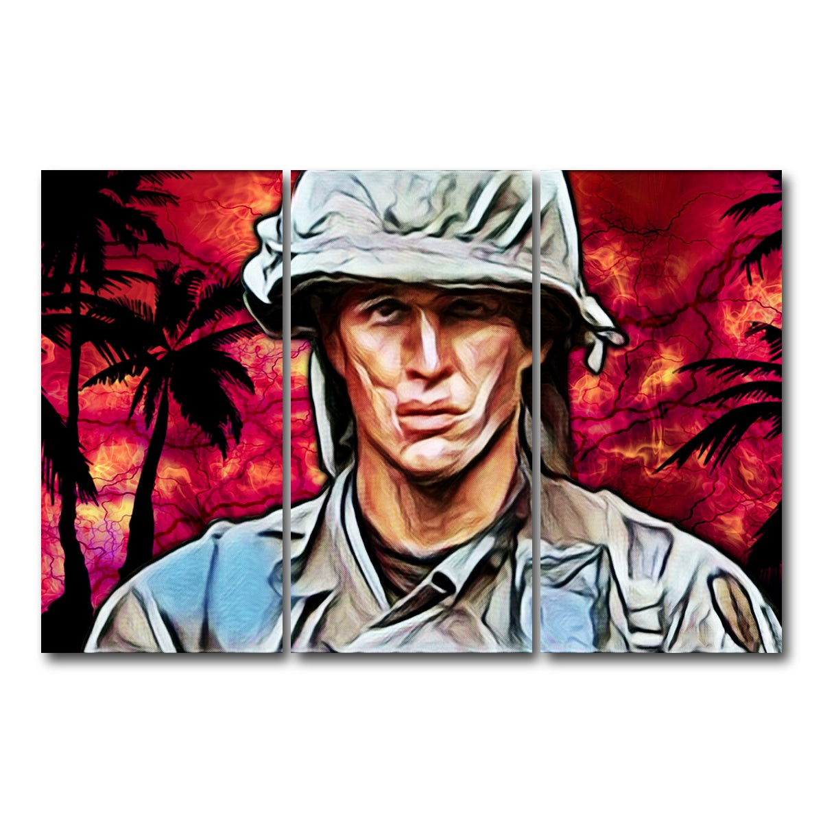 AUTO-MOCKUP WHITE | platoon barnes | 3 Piece | Gallery Wrap Canvas | group=12x24