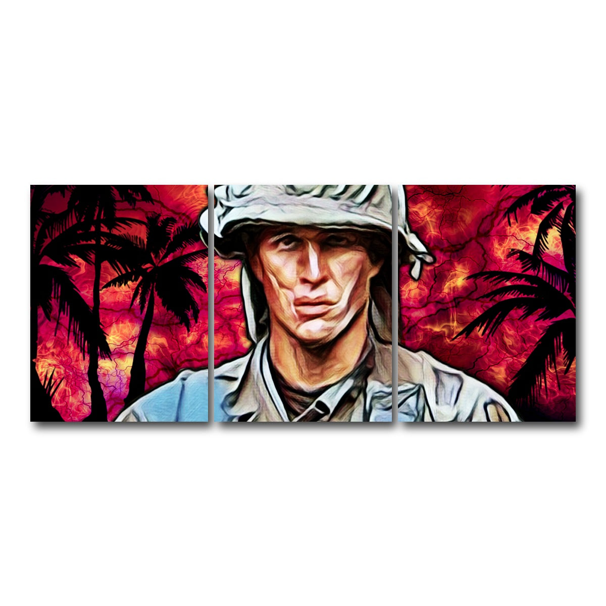 AUTO-MOCKUP WHITE | platoon barnes | 3 Piece | Gallery Wrap Canvas | group=18x24
