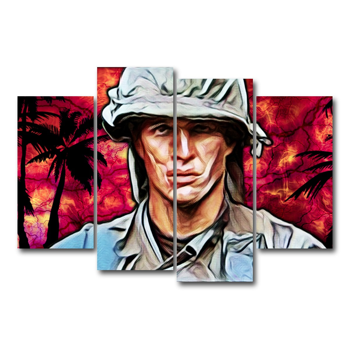 AUTO-MOCKUP WHITE | platoon barnes | 4 Piece | Gallery Wrap Canvas | group=4_short