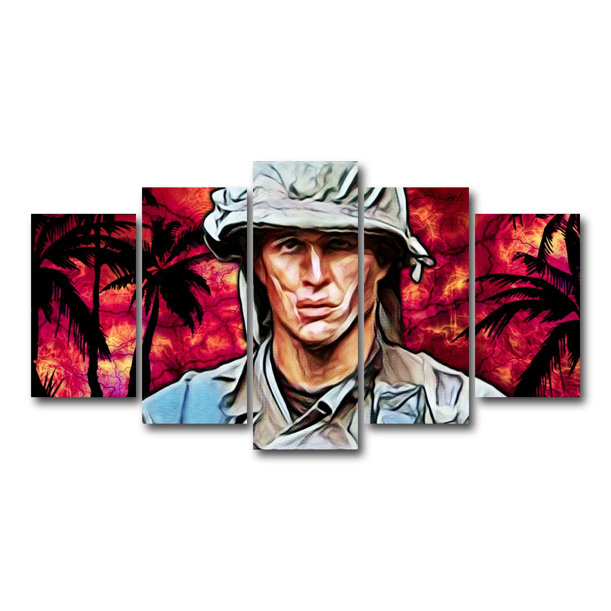 AUTO-MOCKUP WHITE | platoon barnes | 5 Piece | Gallery Wrap Canvas | group=5_normal