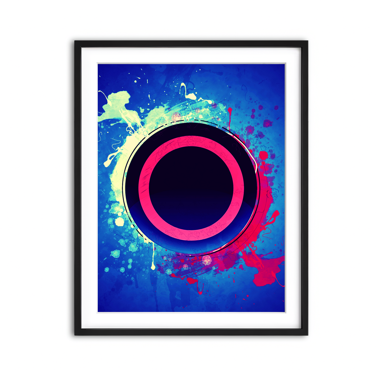 Framed Print 3x4 Black