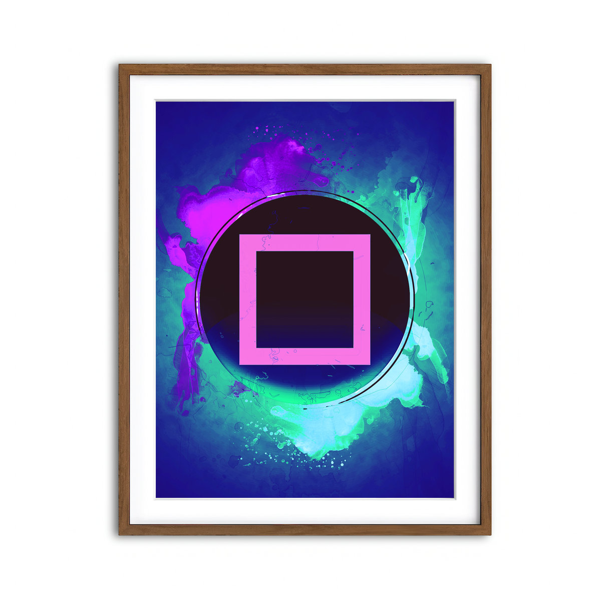 Framed Print 3x4 Walnut