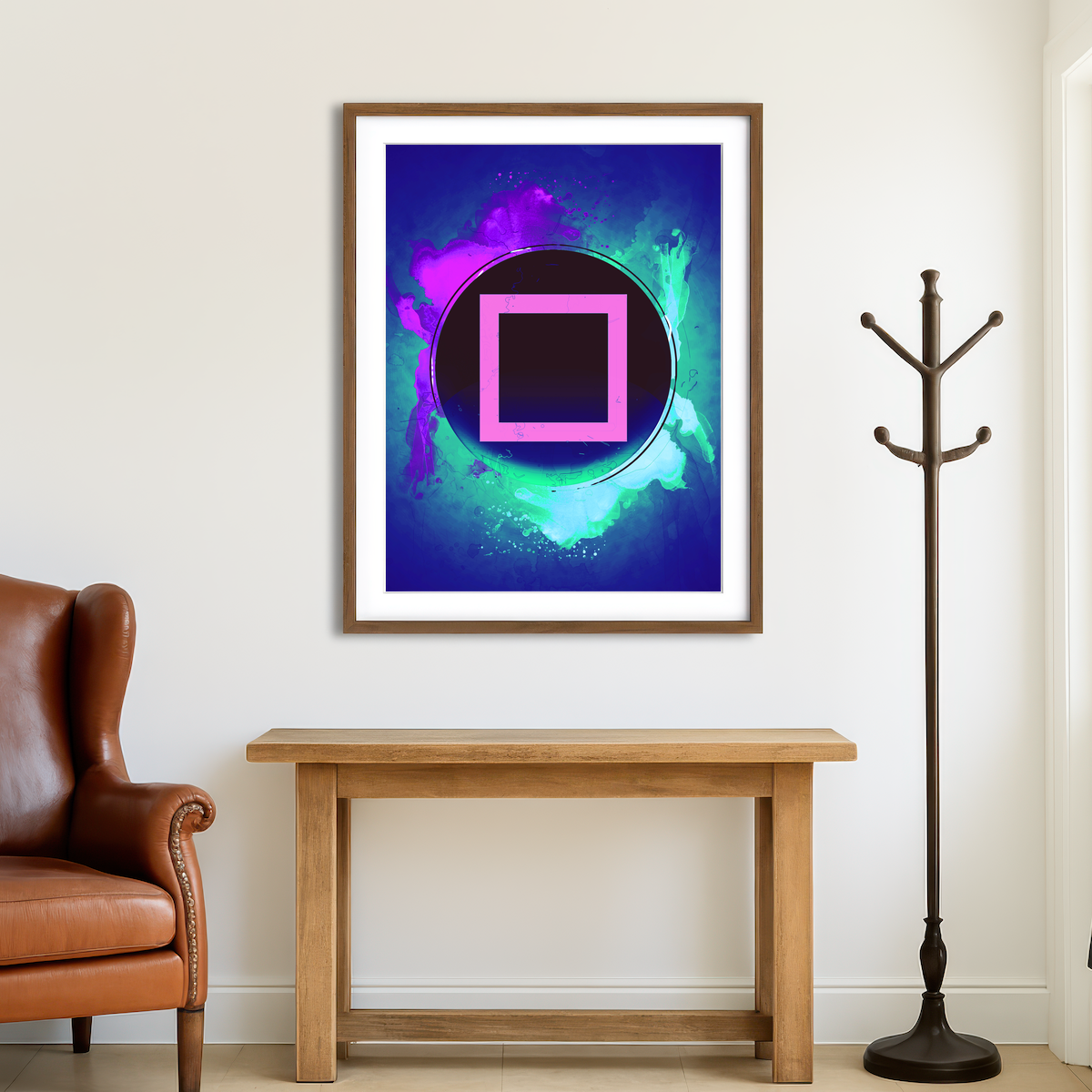 AUTO-MOCKUP ROOM | Playstation Square Wall Art