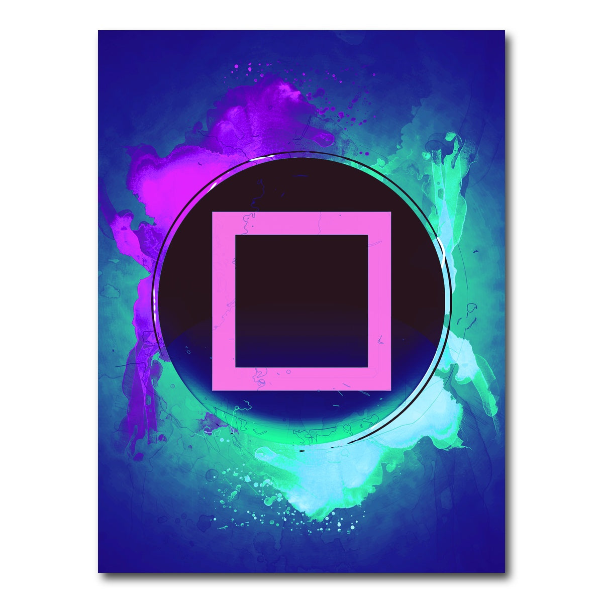 AUTO-MOCKUP WHITE | playstation square | 1 Piece | Gallery Wrap Canvas | group=3x4