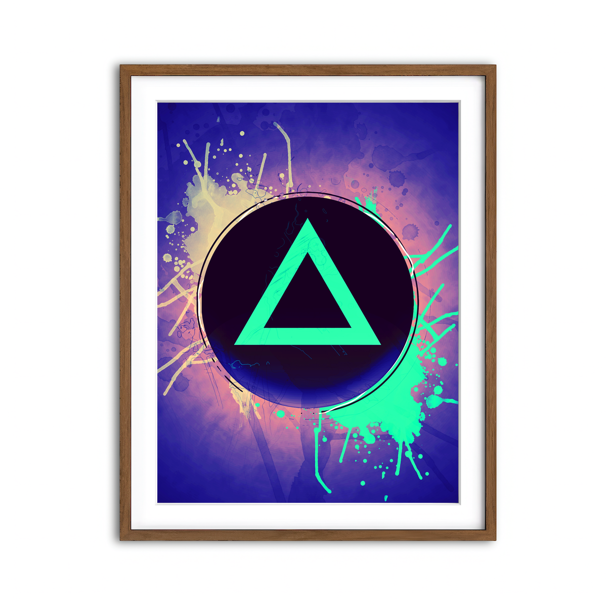 Framed Print 3x4 Walnut