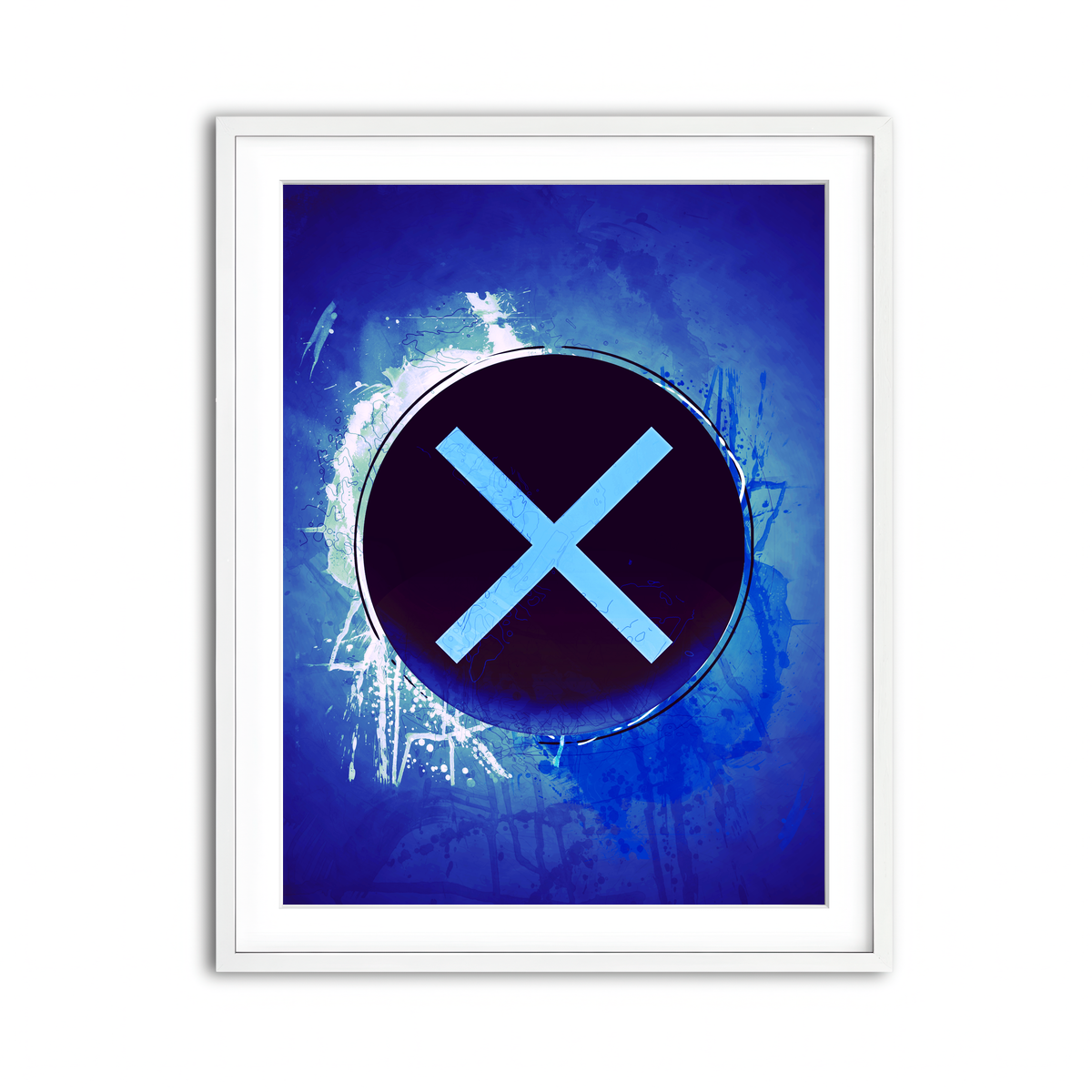 Framed Print 3x4 White