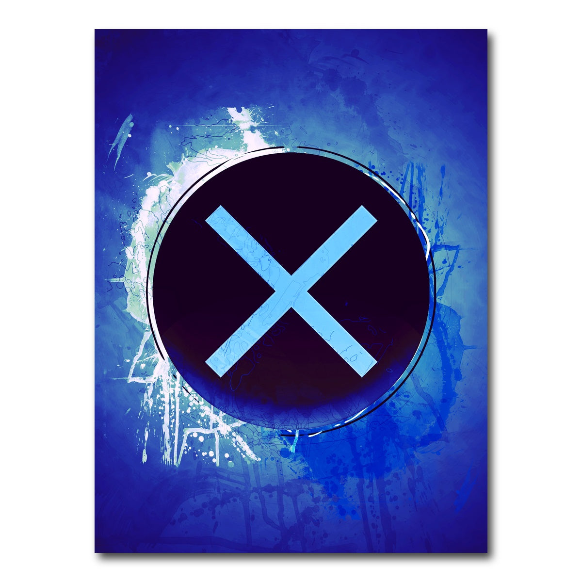 AUTO-MOCKUP WHITE | playstation x | 1 Piece | Gallery Wrap Canvas | group=3x4