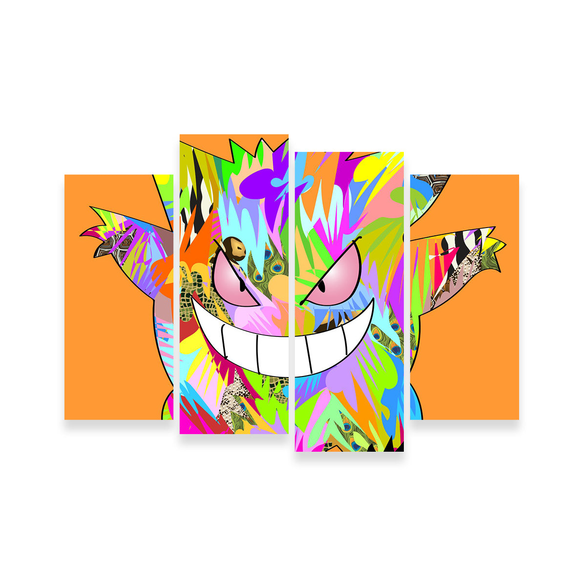 Pokemon Dark Wall Art