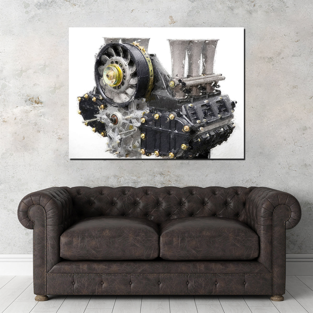 Porsche 911 Engine 1 Wall Art