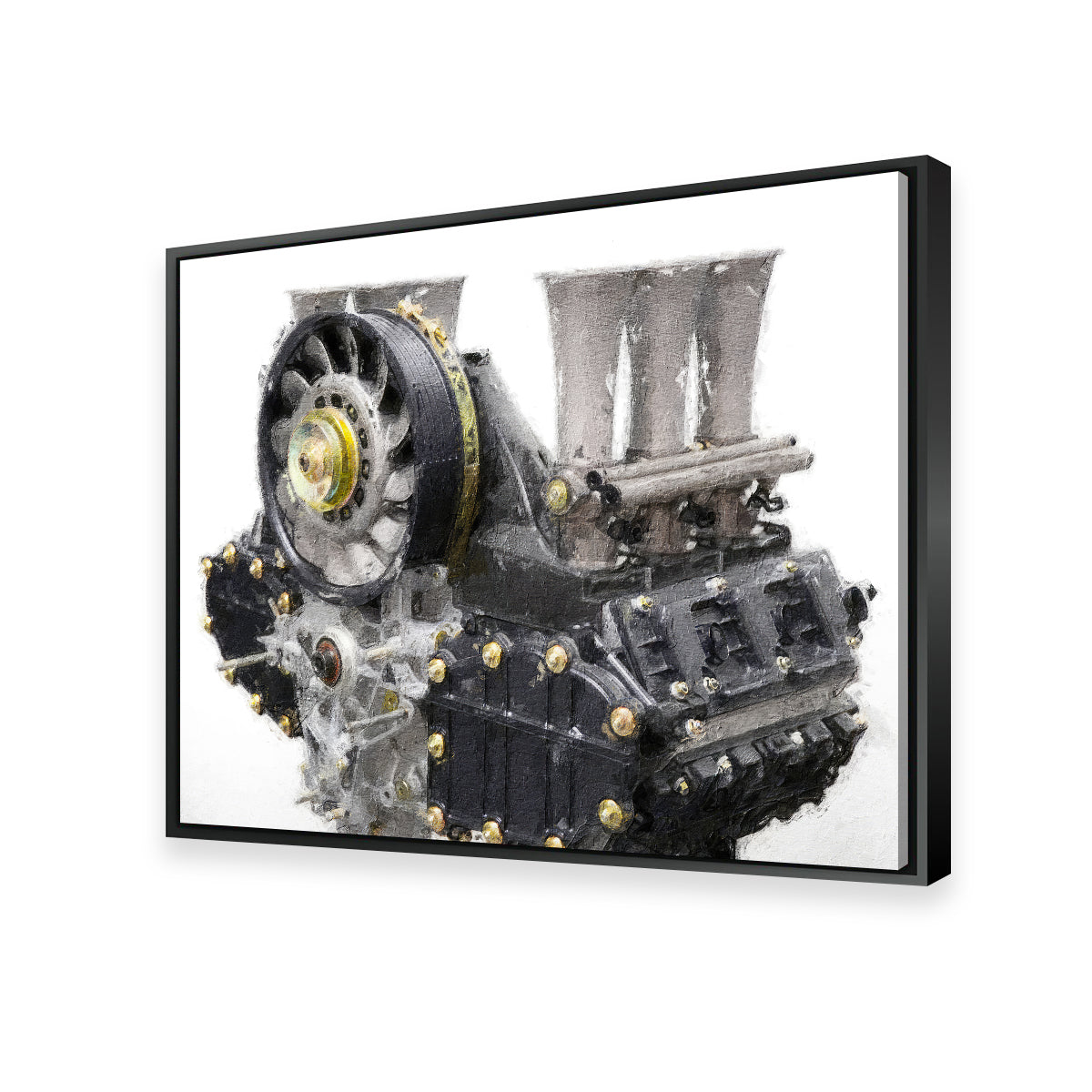 Porsche 911 Engine 1 Wall Art