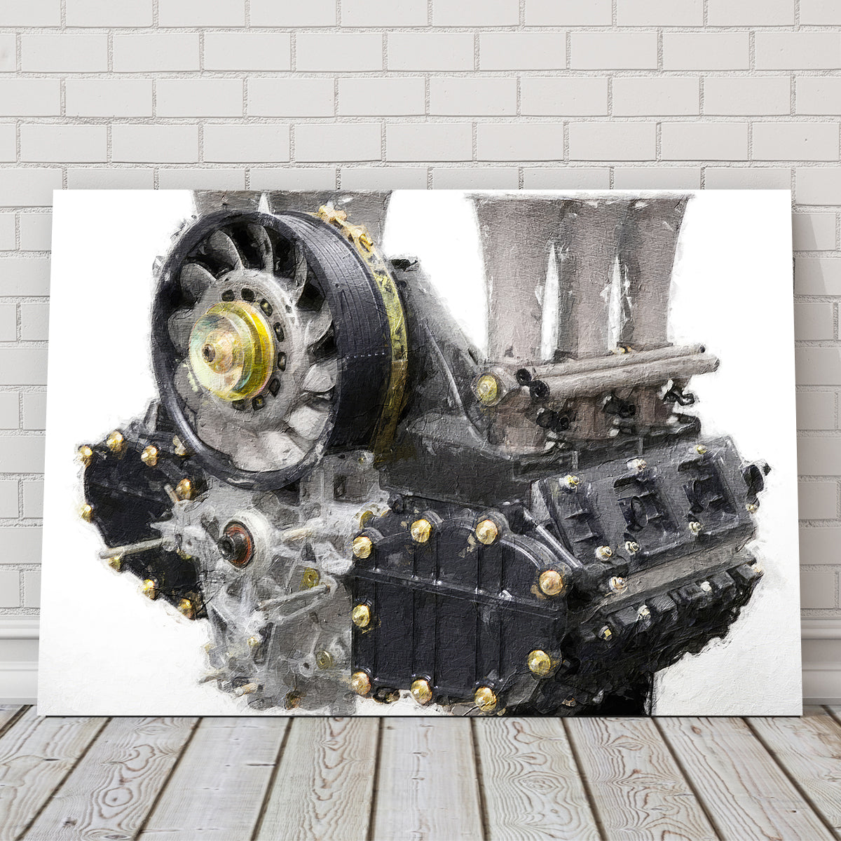 Porsche 911 Engine 1 Wall Art