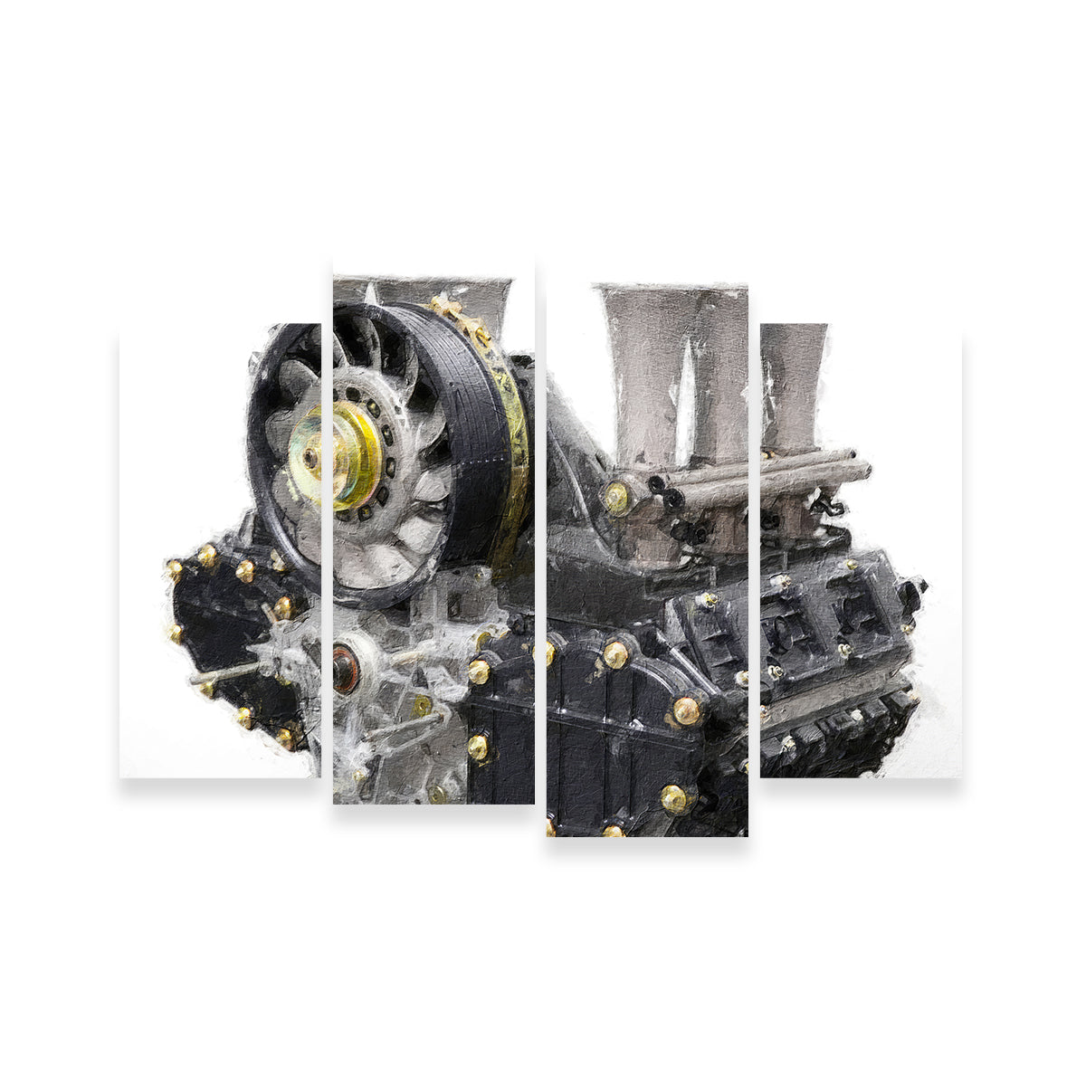 Porsche 911 Engine 1 Wall Art