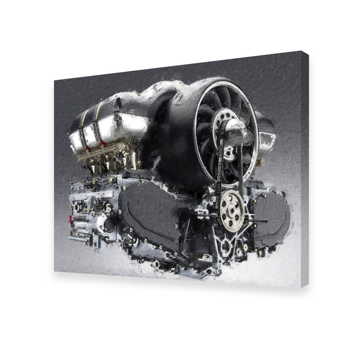 Porsche 911 Engine Wall Art