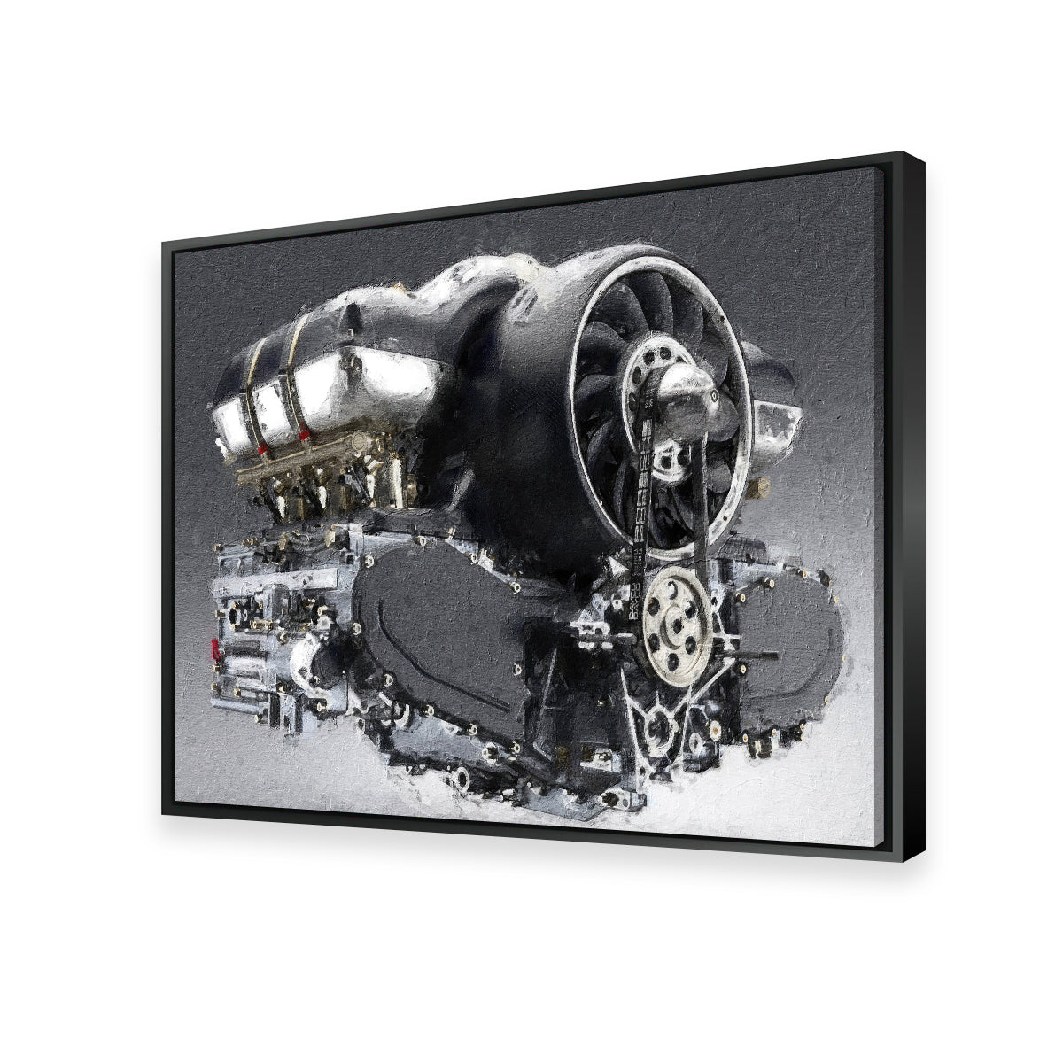 Porsche 911 Engine Wall Art