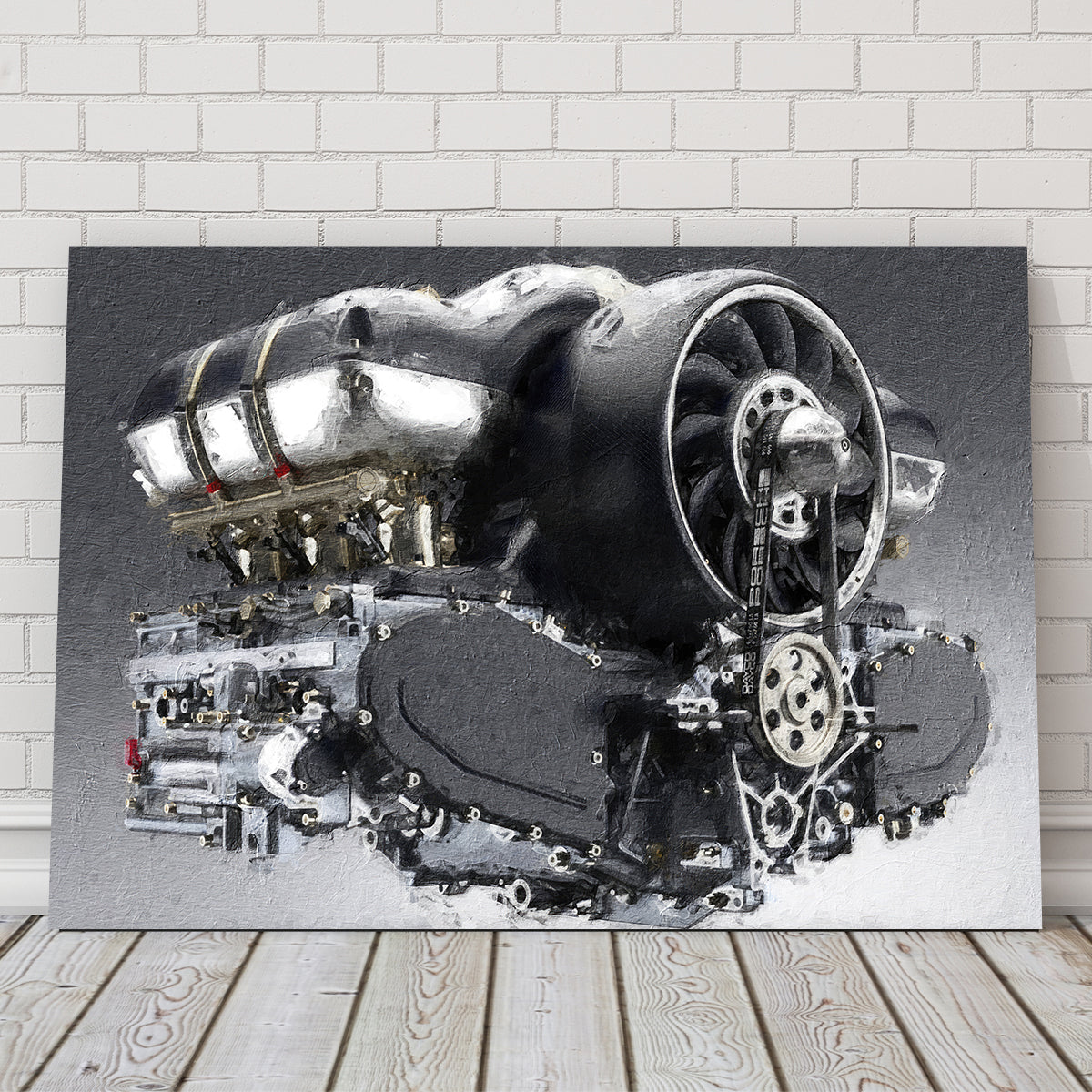 Porsche 911 Engine Wall Art