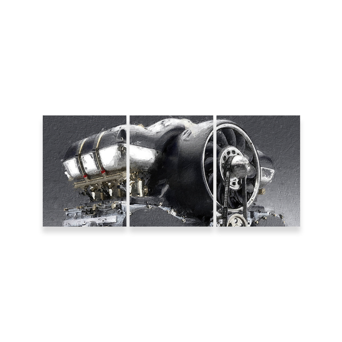 Porsche 911 Engine Wall Art