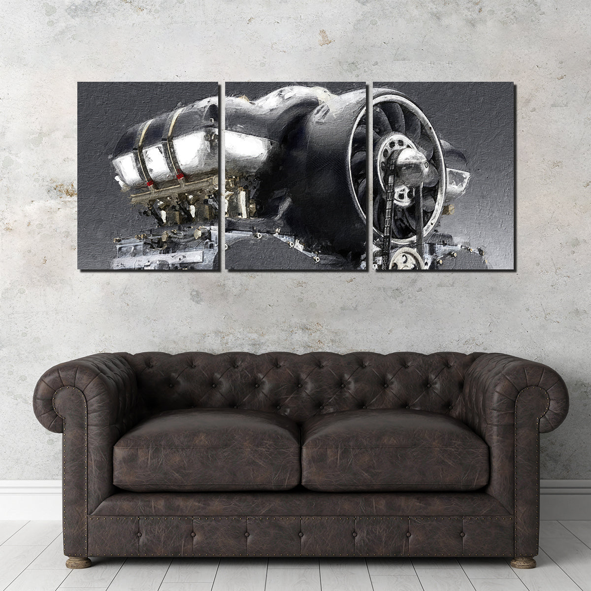 Porsche 911 Engine Wall Art
