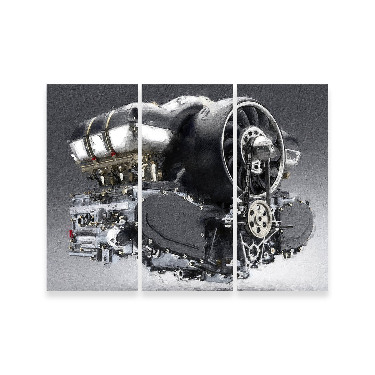 Porsche 911 Engine Wall Art