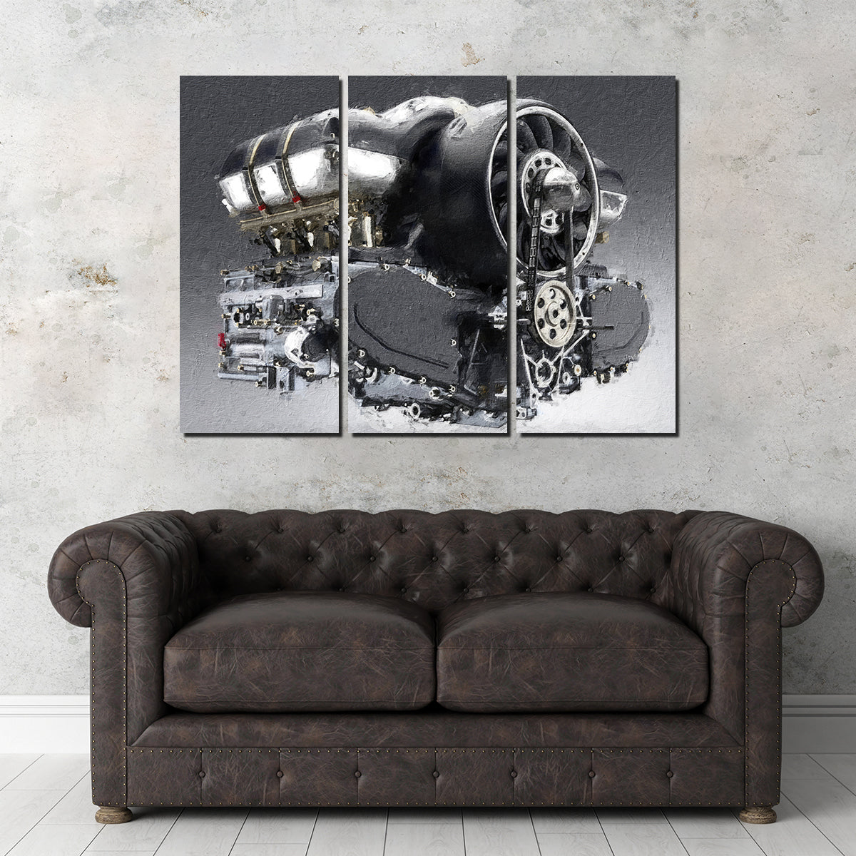 Porsche 911 Engine Wall Art