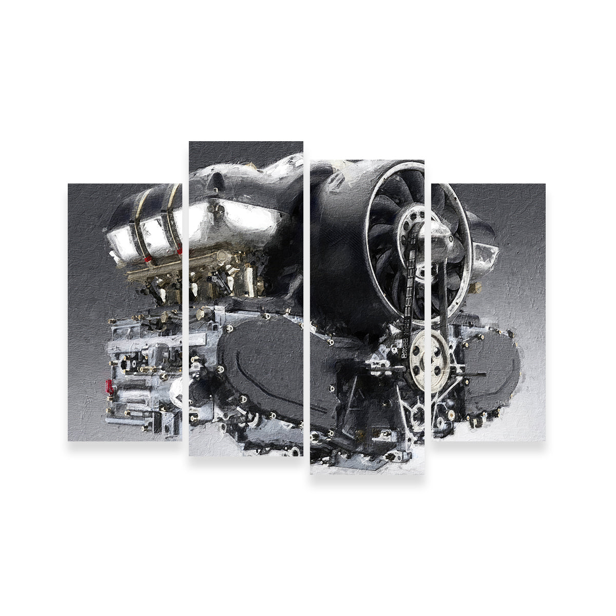 Porsche 911 Engine Wall Art