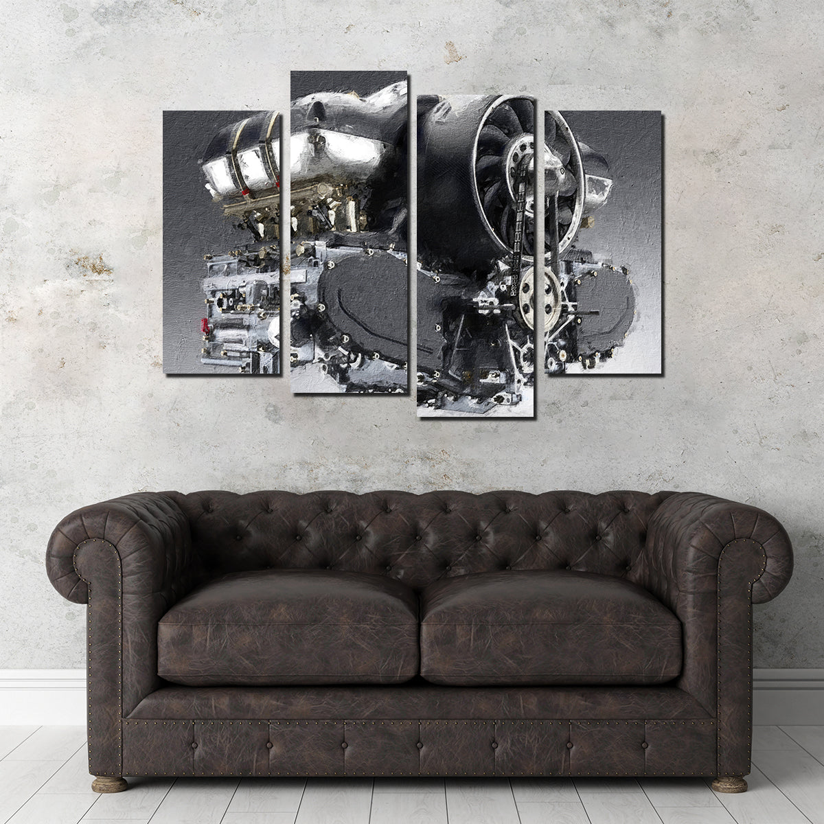 Porsche 911 Engine Wall Art