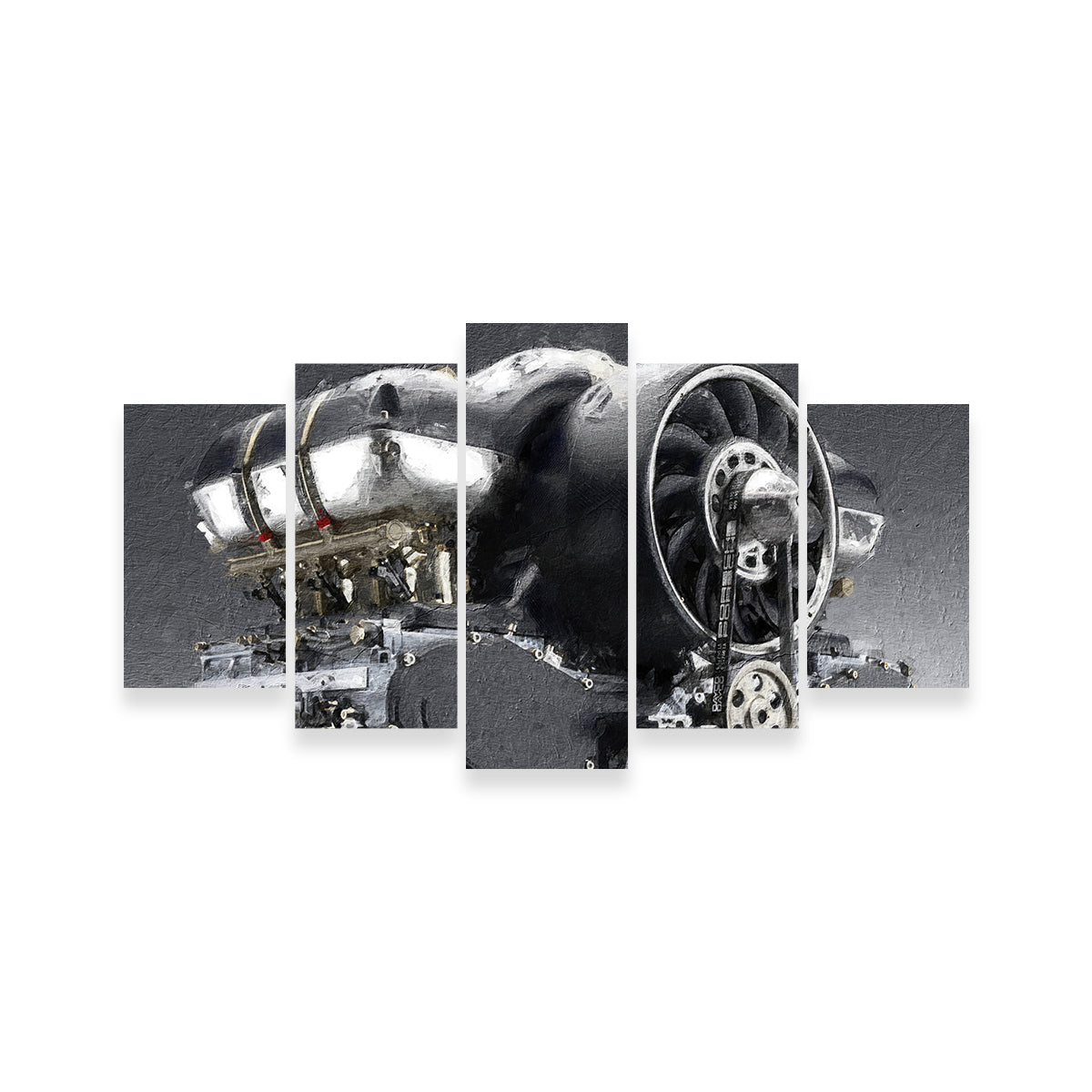 Porsche 911 Engine Wall Art