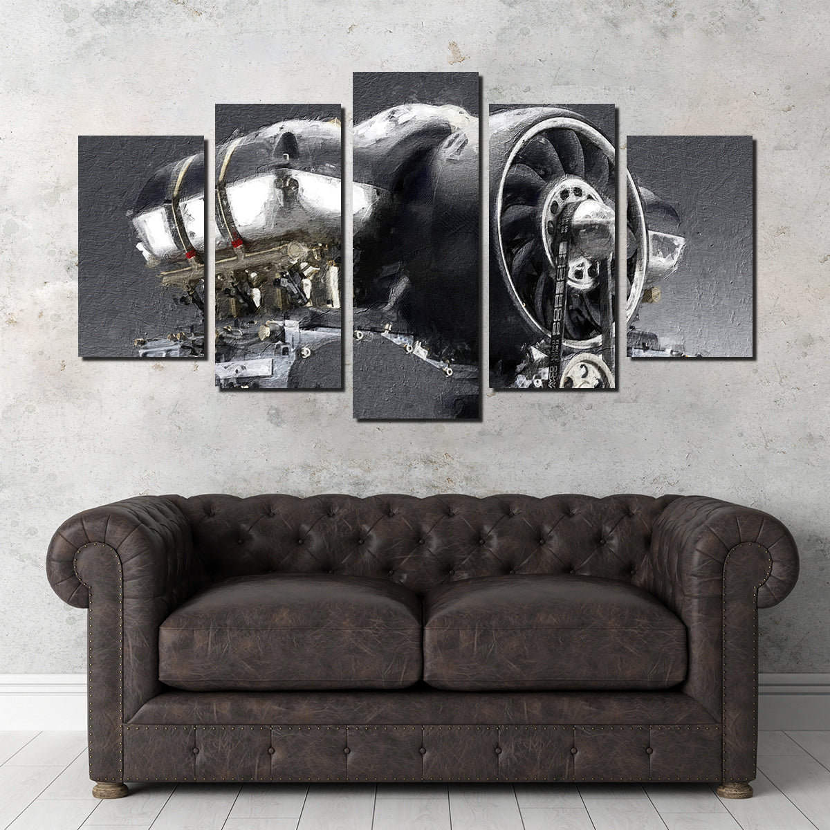 Porsche 911 Engine Wall Art