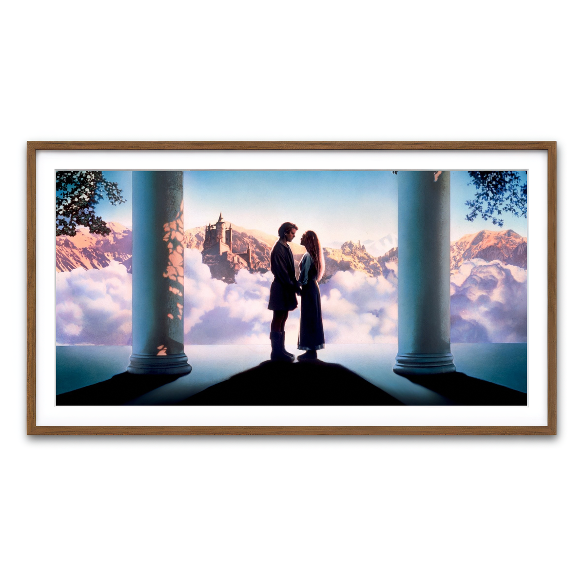 Framed Print 2x1 Walnut