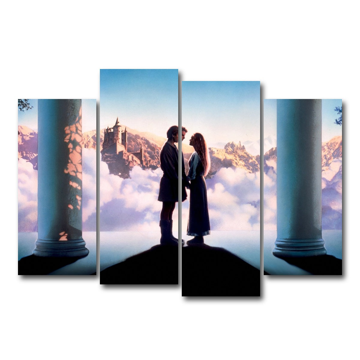 AUTO-MOCKUP WHITE | princess bride | 4 Piece | Gallery Wrap Canvas | group=4_normal