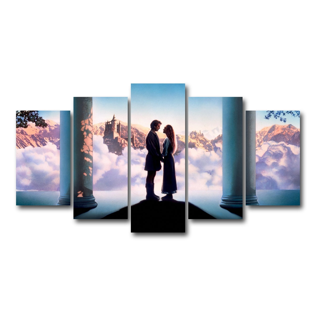 AUTO-MOCKUP WHITE | princess bride | 5 Piece | Gallery Wrap Canvas | group=5_normal