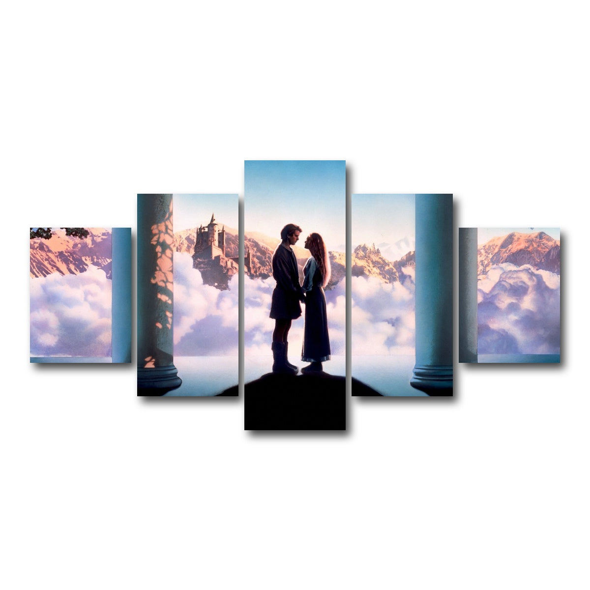 AUTO-MOCKUP WHITE | princess bride | 5 Piece | Gallery Wrap Canvas | group=5_short