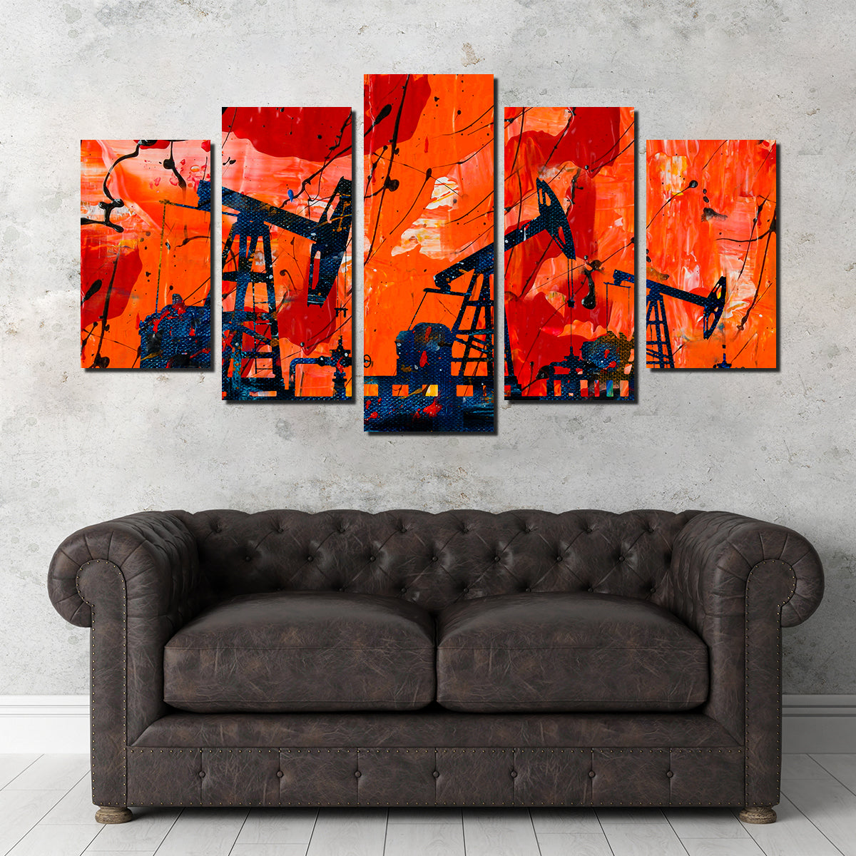 Pumpjack Wall Art