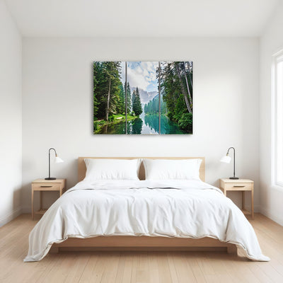 AUTO-MOCKUP ROOM | quiet mountain lake