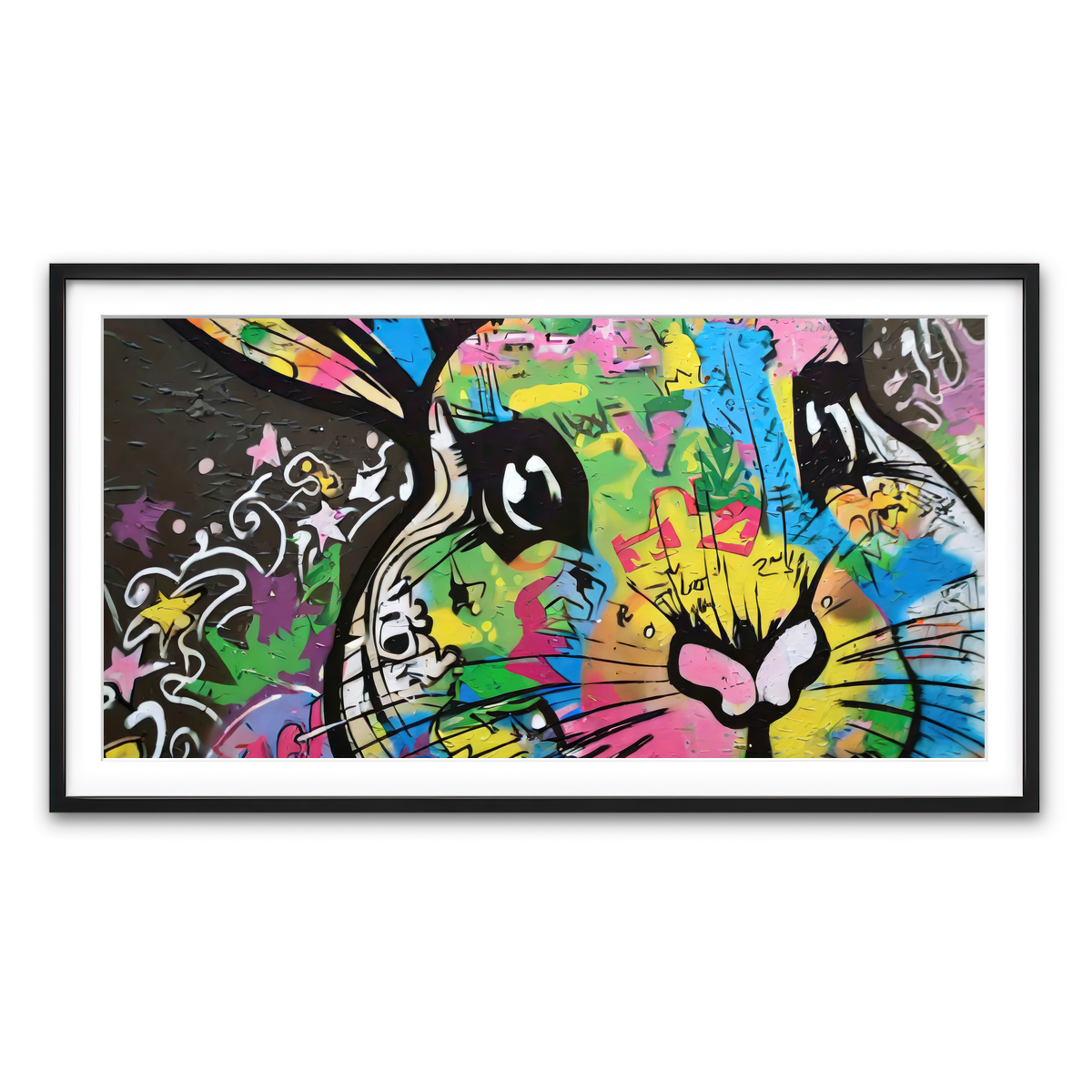 Framed Print 2x1 Black