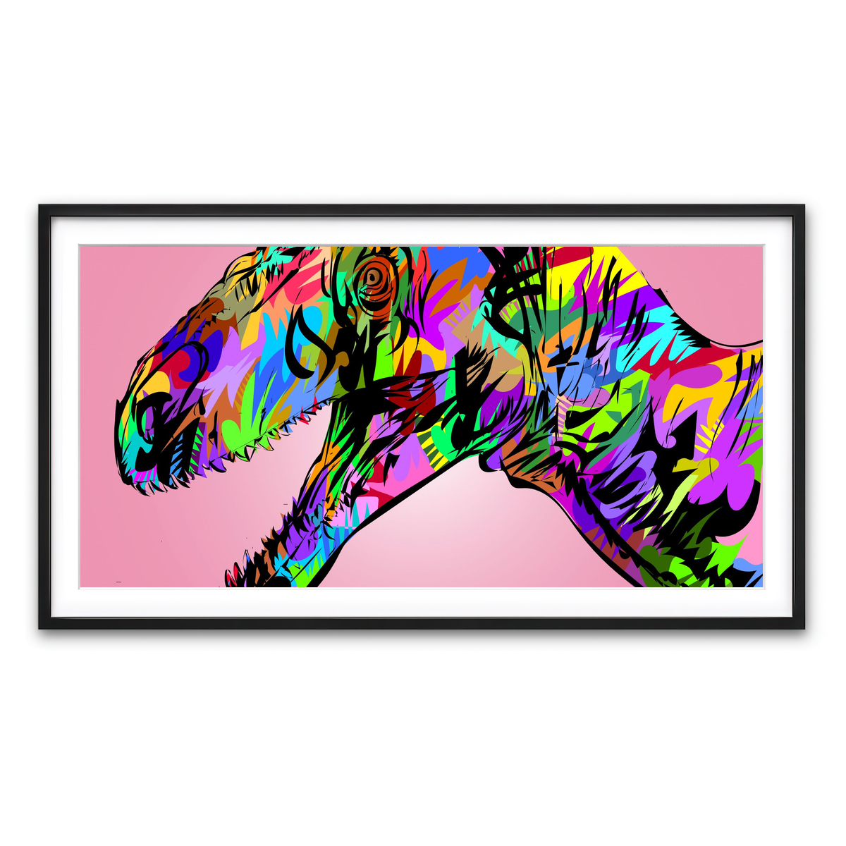 Framed Print 2x1 Black