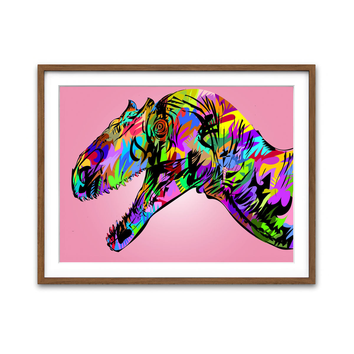 Framed Print 4x3 Walnut