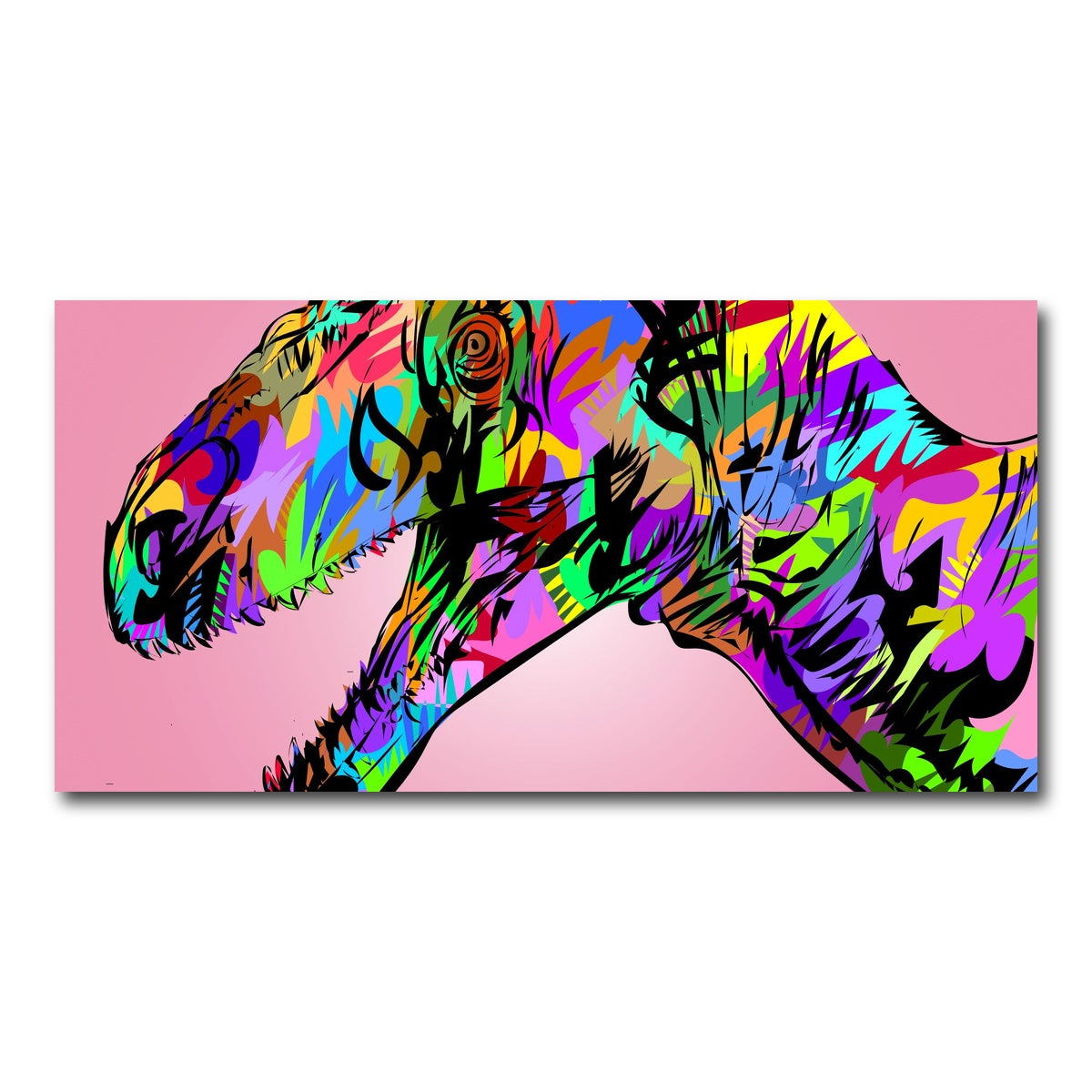 AUTO-MOCKUP WHITE | raptor closeup | 1 Piece | Gallery Wrap Canvas | group=2x1