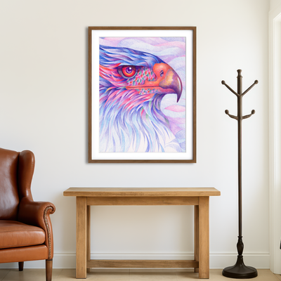 AUTO-MOCKUP ROOM | Raptor Is Bored Wall Art