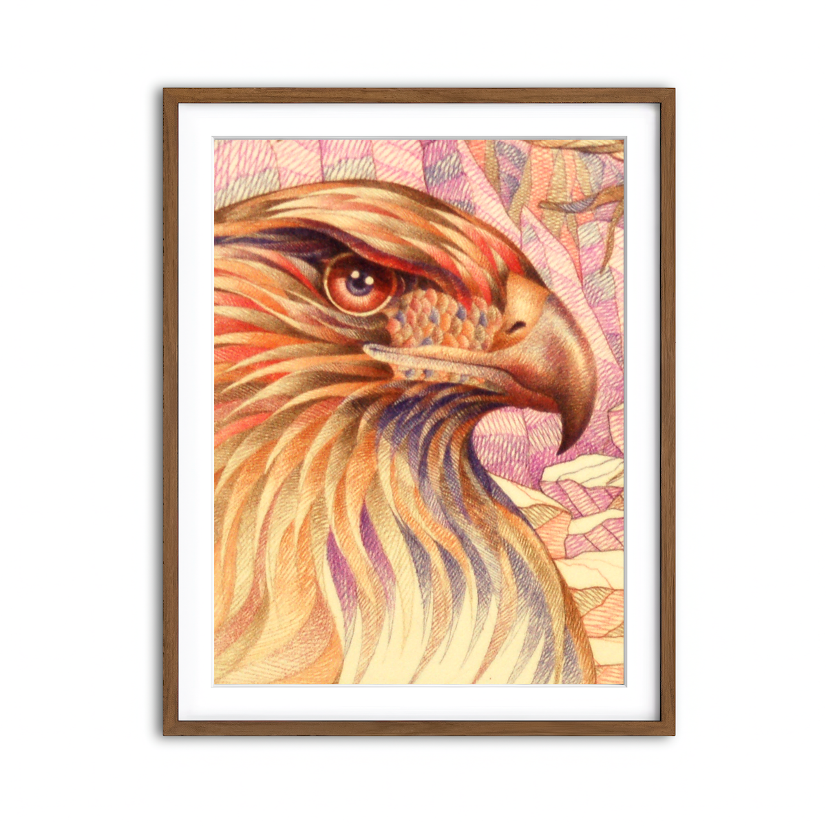 Framed Print 3x4 Walnut