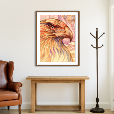 AUTO-MOCKUP ROOM | Raptor's On The Lookout Wall Art