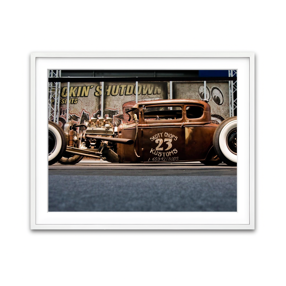 Framed Print 4x3 White